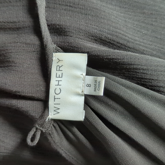 Witchery | black midi dress | size 8 - Picture 6 of 8